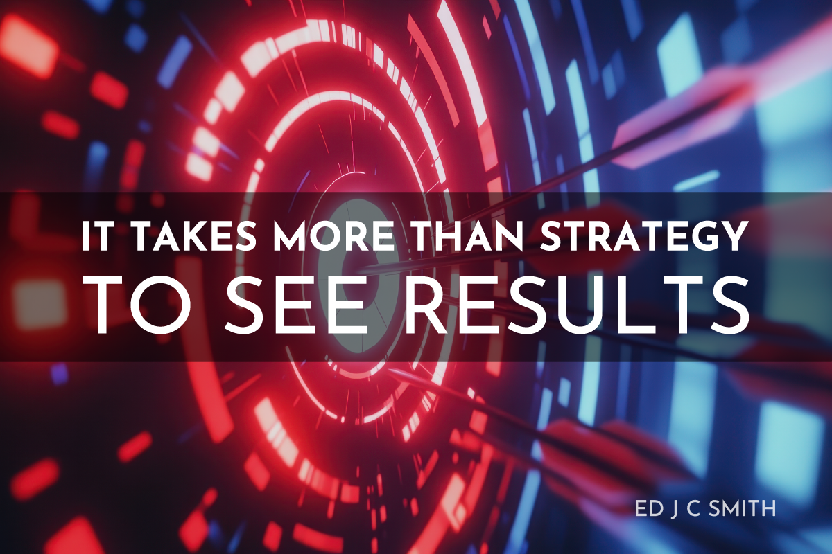 Smart Coaching Clients understand it takes more than strategy to see results, as symbolized by arrows hitting a glowing digital target.