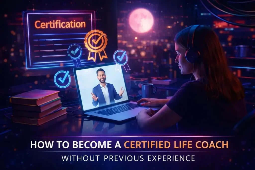 how to become a certified life coach through online training and virtual certification programs without prior experience